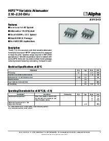 浏览型号AV113-12的Datasheet PDF文件第1页