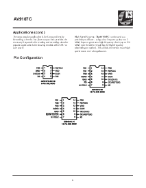 浏览型号AV9107C的Datasheet PDF文件第2页