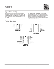 浏览型号AV9107C-03CS14的Datasheet PDF文件第2页