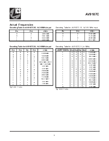 浏览型号AV9107C-03CS14的Datasheet PDF文件第3页