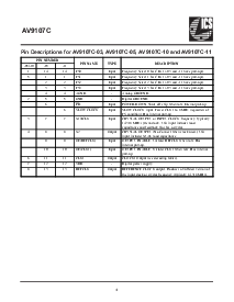 浏览型号AV9107C-03CS14的Datasheet PDF文件第4页