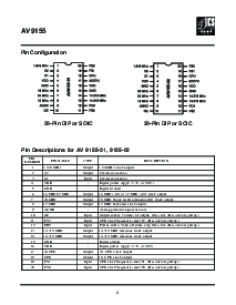 浏览型号AV9155-01N14L的Datasheet PDF文件第2页