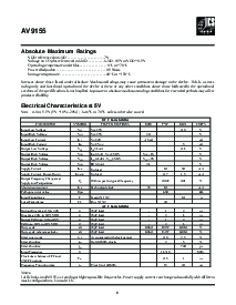 浏览型号AV9155-01N14L的Datasheet PDF文件第6页