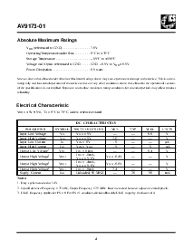 浏览型号AV9173-01CN08的Datasheet PDF文件第4页