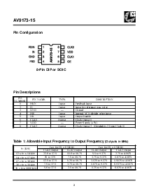 浏览型号AV9173-15的Datasheet PDF文件第2页