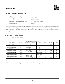 浏览型号AV9173-15的Datasheet PDF文件第4页