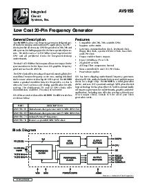 浏览型号AV9155-02M20的Datasheet PDF文件第1页