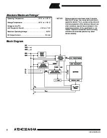浏览型号AT24C32AW-10SI-1.8的Datasheet PDF文件第2页