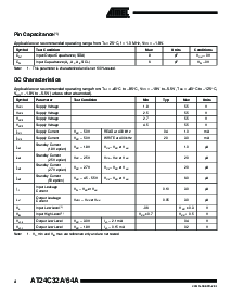 浏览型号AT24C64AW-10SI-1.8的Datasheet PDF文件第4页