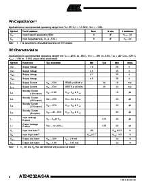 浏览型号AT24C32AW-10SI-1.8的Datasheet PDF文件第4页