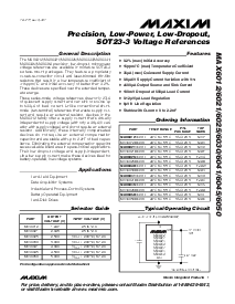 浏览型号MAX6041BEUR-T的Datasheet PDF文件第1页
