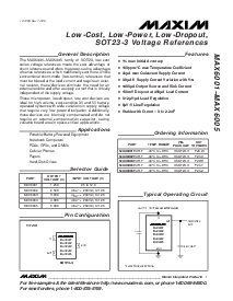 浏览型号MAX6003EUR-T的Datasheet PDF文件第1页