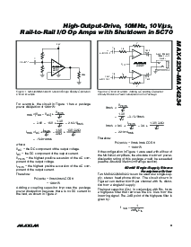 浏览型号MAX4230AXK-T的Datasheet PDF文件第9页