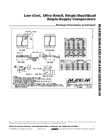 浏览型号MAX9031AXK-T的Datasheet PDF文件第11页