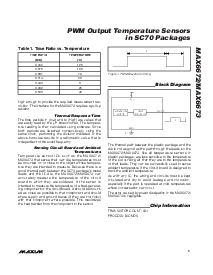 浏览型号MAX6673AXK-T的Datasheet PDF文件第5页