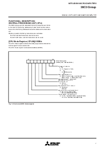 浏览型号M38C30MBAXXXFP的Datasheet PDF文件第7页