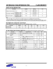 浏览型号K9F5608U0A-YCB0的Datasheet PDF文件第6页