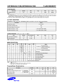 浏览型号K9F5608U0A-YCB0的Datasheet PDF文件第7页