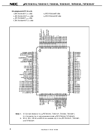 浏览型号UPD703031AYGC的Datasheet PDF文件第4页