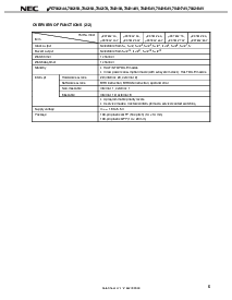 浏览型号UPD784215AYGC的Datasheet PDF文件第5页