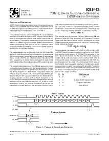 浏览型号ICS8442AYLF的Datasheet PDF文件第2页