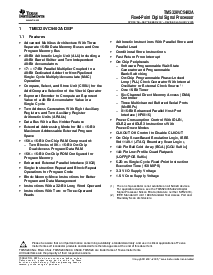 浏览型号TMS320VC5402AZGU16的Datasheet PDF文件第9页