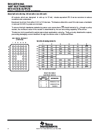 浏览型号SN74LVCR16245AZQLR的Datasheet PDF文件第2页