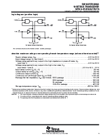 浏览型号SN74LVCR16245AZQLR的Datasheet PDF文件第3页