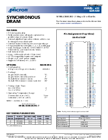 浏览型号MT48LC8M32B2TG的Datasheet PDF文件第1页