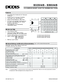 浏览型号B340的Datasheet PDF文件第1页