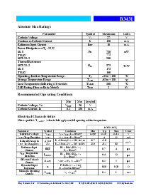 浏览型号B3431BK3的Datasheet PDF文件第2页