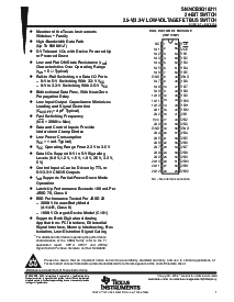 浏览型号SN74CB3Q16211DGVR的Datasheet PDF文件第1页