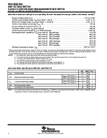 浏览型号SN74CB3Q3244PWR的Datasheet PDF文件第4页