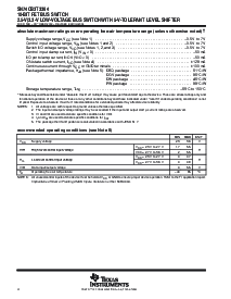 浏览型号SN74CB3T3384PWR的Datasheet PDF文件第4页