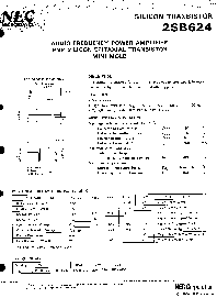 浏览型号2SB624的Datasheet PDF文件第1页