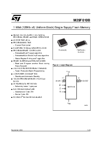 浏览型号M29F010B70K6T的Datasheet PDF文件第1页