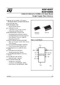 浏览型号M29F400BB70N1的Datasheet PDF文件第1页