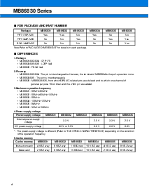 浏览型号MB86834PFV的Datasheet PDF文件第4页