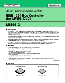 浏览型号MB86612的Datasheet PDF文件第1页