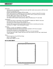 浏览型号MB86967的Datasheet PDF文件第2页