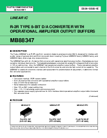 浏览型号MB88347的Datasheet PDF文件第1页