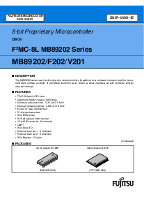 浏览型号MB89202P-SH的Datasheet PDF文件第1页