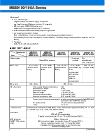 浏览型号MB89191的Datasheet PDF文件第2页