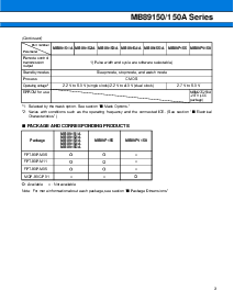 浏览型号MB89153A的Datasheet PDF文件第3页