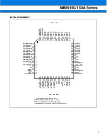 浏览型号MB89153A的Datasheet PDF文件第5页