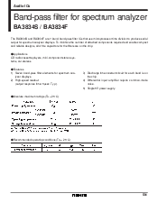 浏览型号BA3834F的Datasheet PDF文件第1页