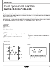 浏览型号BA4558N的Datasheet PDF文件第1页