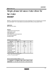 浏览型号BA6908F的Datasheet PDF文件第1页