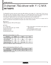 浏览型号BA7665FS的Datasheet PDF文件第1页