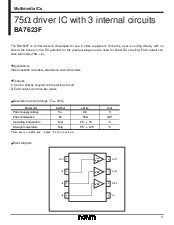 浏览型号BA7623F的Datasheet PDF文件第1页